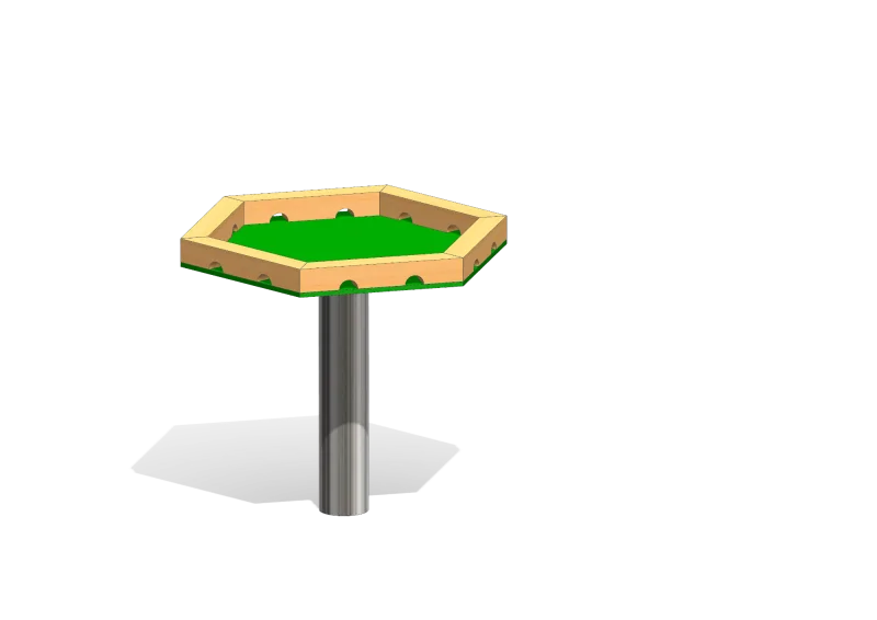 Шестигранный грязевой стол
